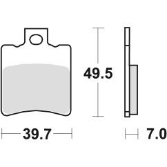 ZF TRW klocki hamulcowe MCB696