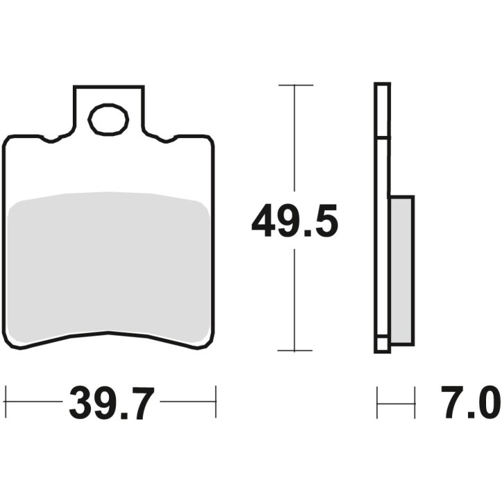 ZF TRW klocki hamulcowe MCB696