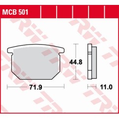 ZF TRW klocki hamulcowe MCB501