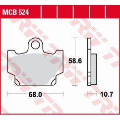 ZF TRW klocki hamulcowe MCB524