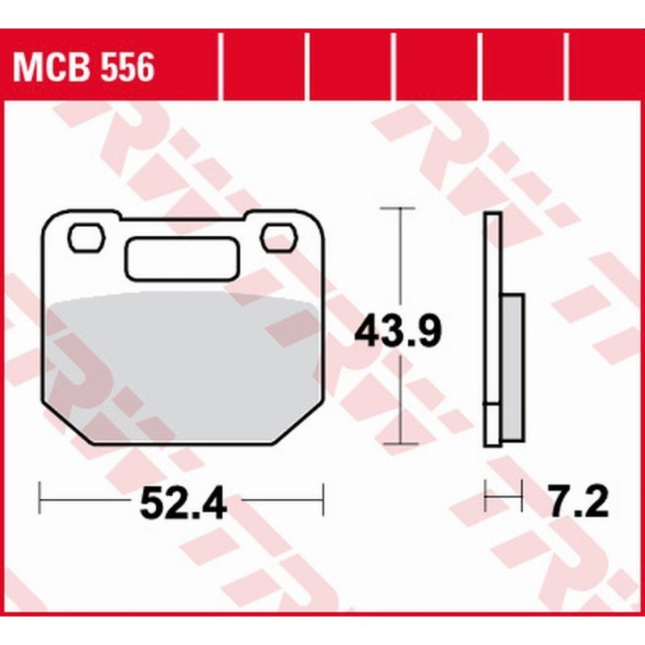 ZF TRW klocki hamulcowe MCB556