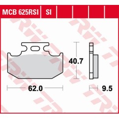 ZF TRW klocki hamulcowe MCB625RSI