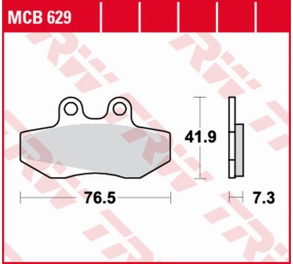 ZF TRW klocki hamulcowe MCB629