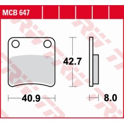 ZF TRW klocki hamulcowe MCB647