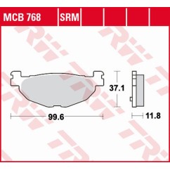 ZF TRW klocki hamulcowe MCB768