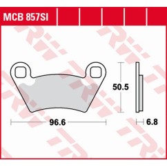 ZF TRW klocki hamulcowe MCB857SI