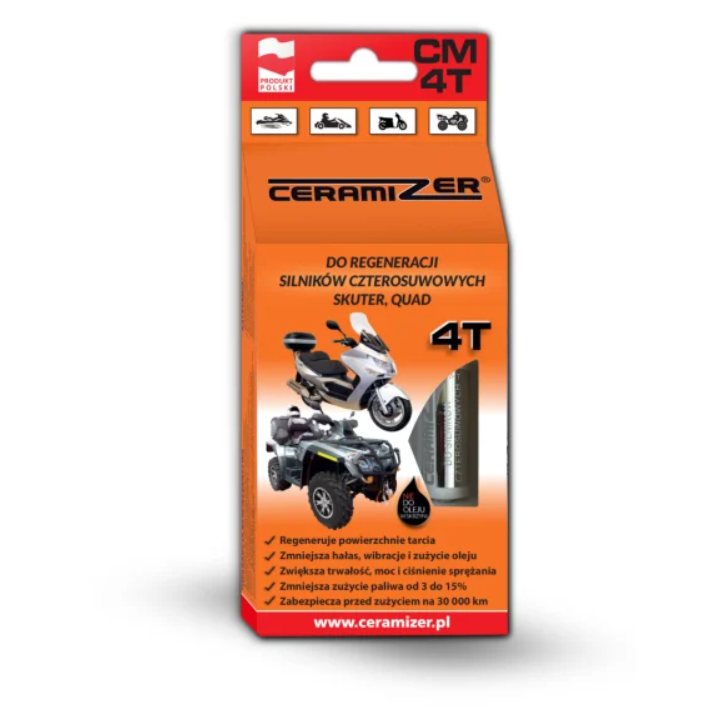 Ceramizer CM-4T do silników czterosuwowych skuterów i quadów