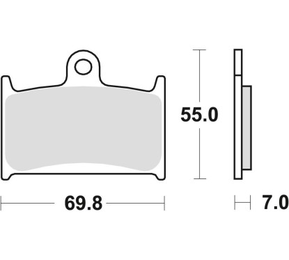 ZF TRW klocki hamulcowe MCB690SV