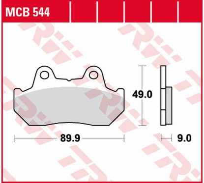 ZF TRW klocki hamulcowe MCB544