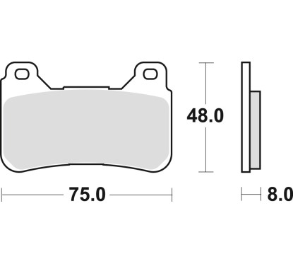 ZF TRW klocki hamulcowe MCB755SV