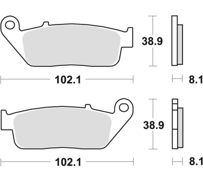 ZF TRW klocki hamulcowe MCB598