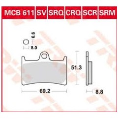ZF TRW klocki hamulcowe MCB611SV