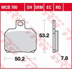 ZF TRW klocki hamulcowe MCB700SRM