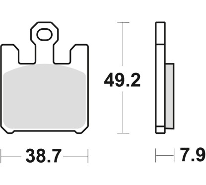 ZF TRW klocki hamulcowe MCB742SV