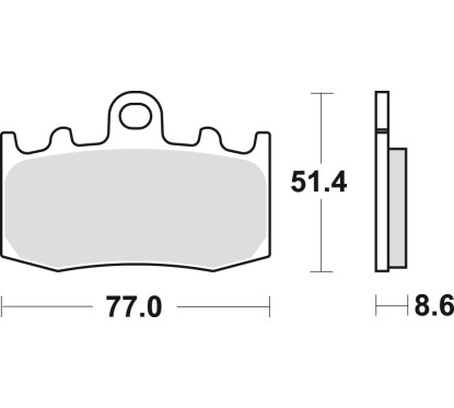 ZF TRW klocki hamulcowe MCB748
