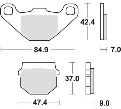 ZF TRW klocki hamulcowe MCB519