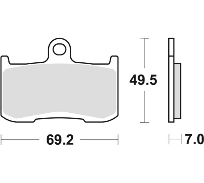 ZF TRW klocki hamulcowe MCB737SV