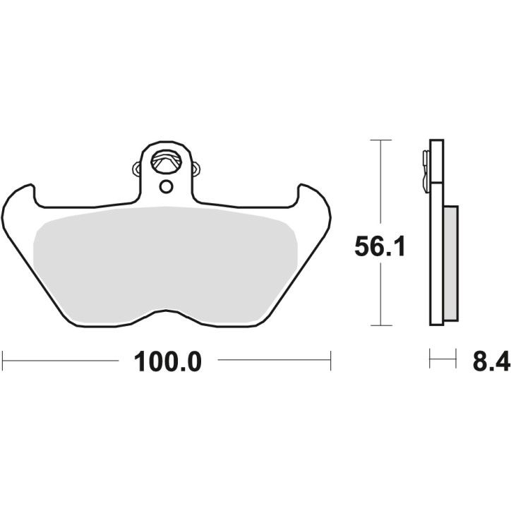 ZF TRW klocki hamulcowe MCB680