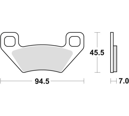 ZF TRW klocki hamulcowe MCB773SI