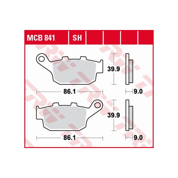 ZF TRW klocki hamulcowe MCB841