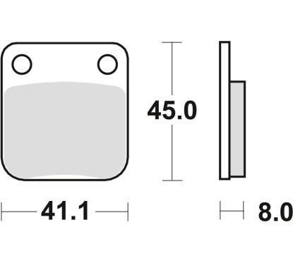 ZF TRW klocki hamulcowe MCB510SI