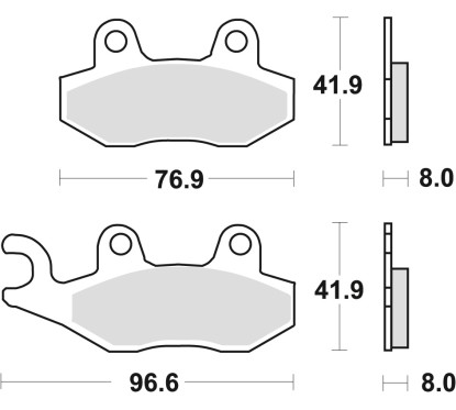 ZF TRW klocki hamulcowe MCB582SI
