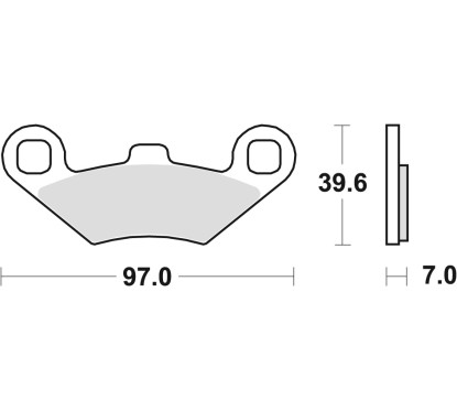 ZF TRW klocki hamulcowe MCB761SI