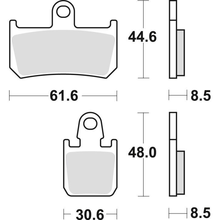 ZF TRW klocki hamulcowe MCB795SV