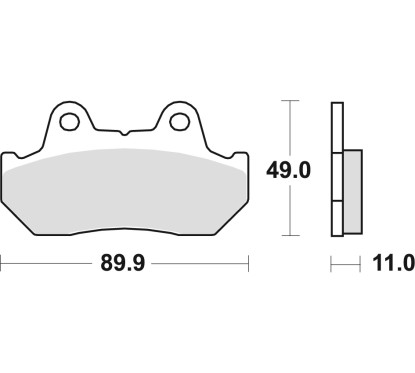 ZF TRW klocki hamulcowe MCB512SV