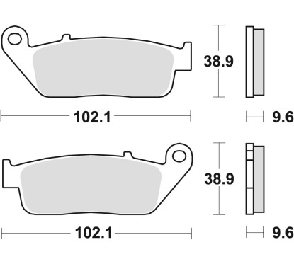 ZF TRW klocki hamulcowe MCB599