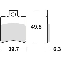 ZF TRW klocki hamulcowe MCB674