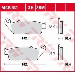 ZF TRW klocki hamulcowe MCB631SRM