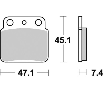 ZF TRW klocki hamulcowe MCB626SI