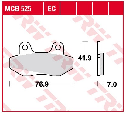 ZF TRW klocki hamulcowe MCB525