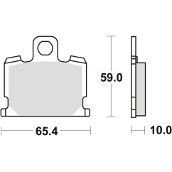 ZF TRW klocki hamulcowe MCB521
