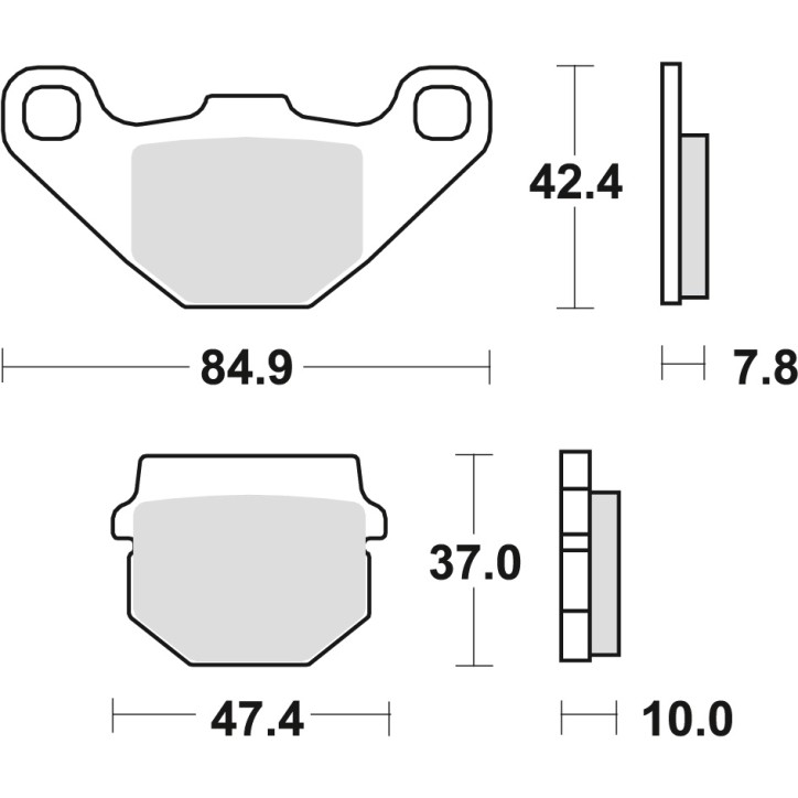 ZF TRW klocki hamulcowe MCB522