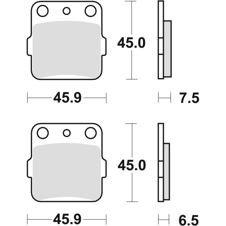 ZF TRW klocki hamulcowe MCB538