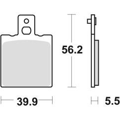 ZF TRW klocki hamulcowe MCB553