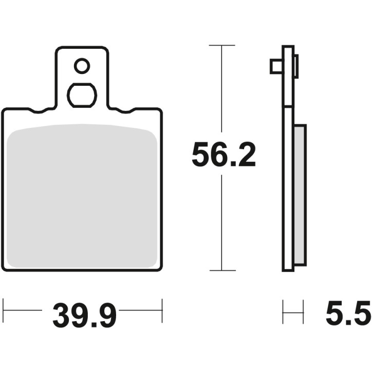 ZF TRW klocki hamulcowe MCB553