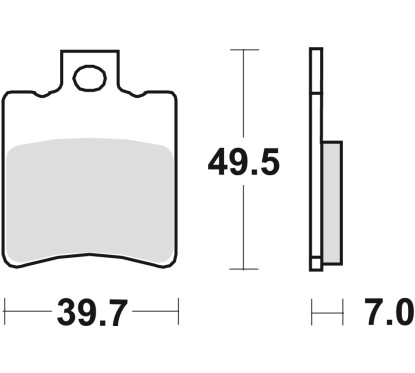 ZF TRW klocki hamulcowe MCB696