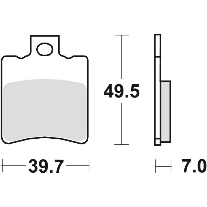 ZF TRW klocki hamulcowe MCB696