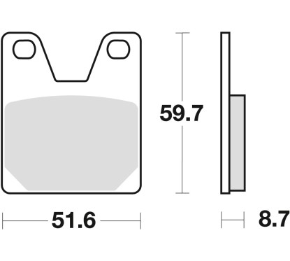 ZF TRW klocki hamulcowe MCB702