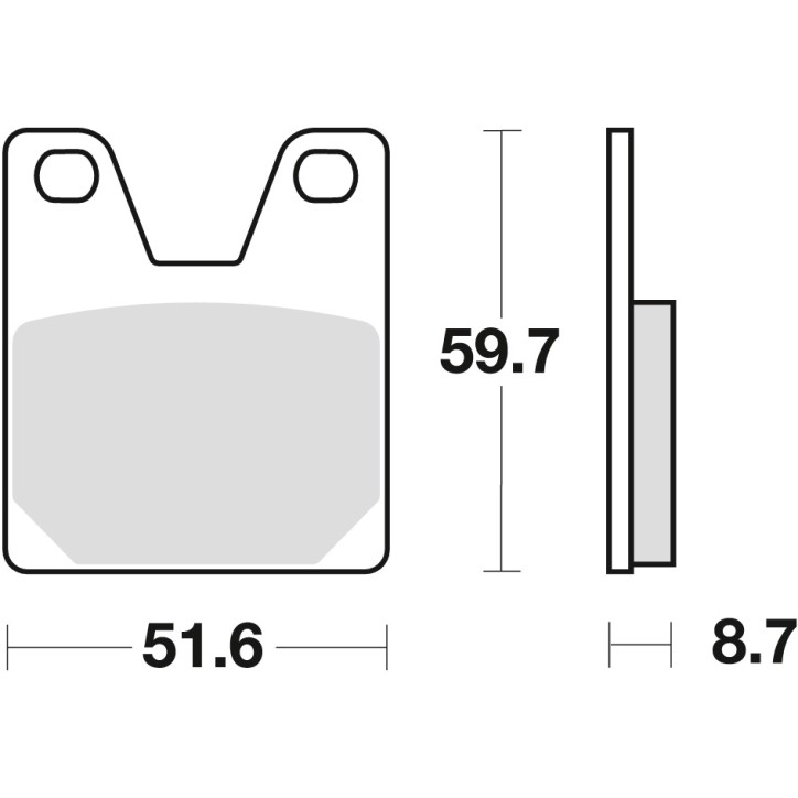 ZF TRW klocki hamulcowe MCB702