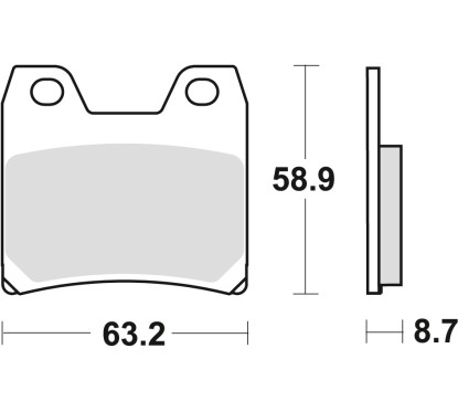 ZF TRW klocki hamulcowe MCB725