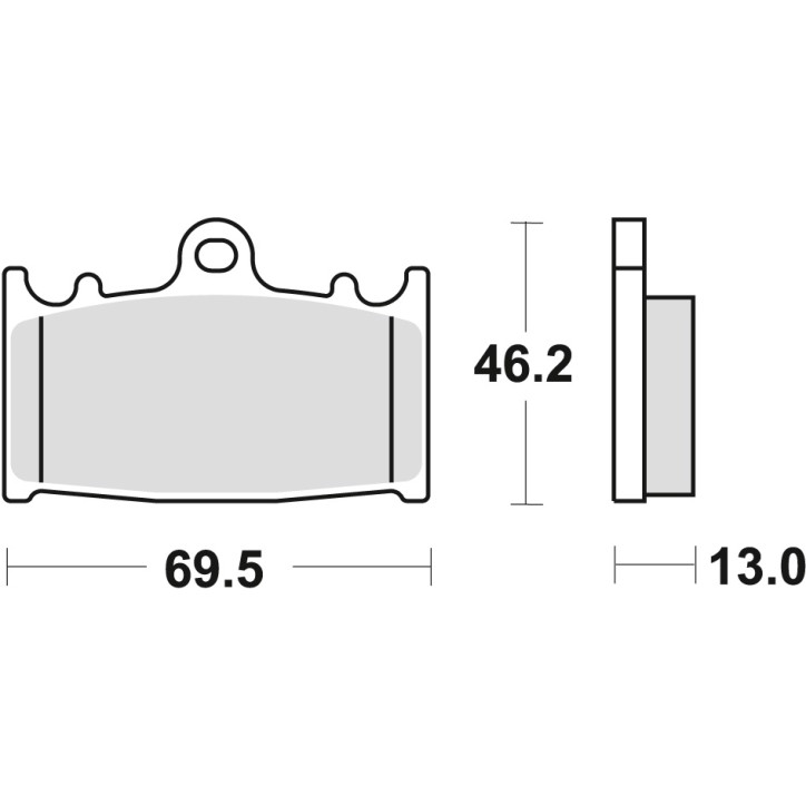 ZF TRW klocki hamulcowe MCB741SH