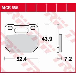 ZF TRW klocki hamulcowe MCB556