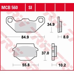 ZF TRW klocki hamulcowe MCB560SI