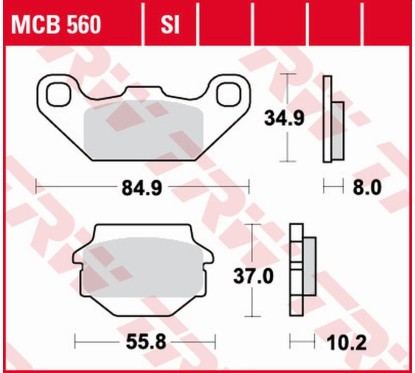ZF TRW klocki hamulcowe MCB560SI