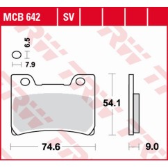 ZF TRW klocki hamulcowe MCB642