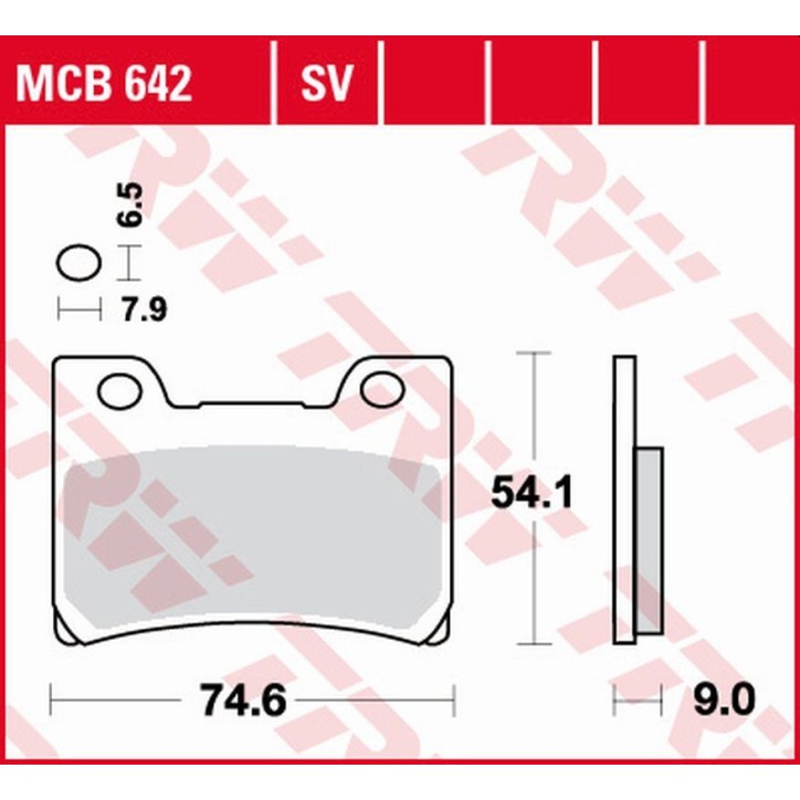 ZF TRW klocki hamulcowe MCB642